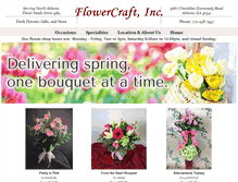 Tablet Screenshot of flowercraftatlanta.com